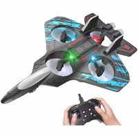 Dholaji Remote Control Star Fighter Plane with Controller, LED Lights, 2.4G Signal, EPP Body
