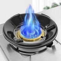 MOQ -2 Darkpyro Metal Gas Saver Burner Stand Chula Support Jali Ring Fire & Windproof Energy Saving (2 Pcs)