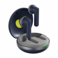 amazon basics TWS in-Ear Earbuds (AB-T17) with Fast Charging up to 70 Hours of Playtime | Dual 13mm Driver | IPX4 Water-Resistance | Bluetooth 5.3 | Charging Case with Mic | Touch Control (Blue)