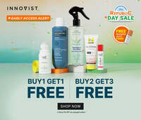 Innovist Republic Day Sale : Buy 1 Get 1 and Buy 2 Get 3 (Additional 5% Discount on Prepaid Orders)