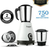Fogger Super Fast 3 Stainless Jars 750 W Juicer Mixer Grinder (Super | 3 Jars | White)