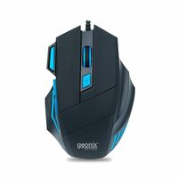  GEONIX Vigor R6 Wired Gaming Mouse with 3600 DPI, 7 Buttons (Black Blue) 