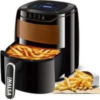 Inalsa Tasty Fry DW 4.2 ltrs | Visible Window | 1400W Quick Heat Technology | Digital Air Fryer (4.2 L)