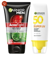 Garnier facewash+sunscreen combo