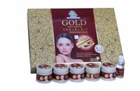 Vania Gold Facial Kit 300g - Anti-Aging, Improves Skin Elasticity, Replenishes Moisture, Nourishes Skin, Enhances Radiance, 6-in-1 Action for Face & Body, Rich Glow, Unisex