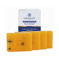 CRED - Mannlich 2% kojic skin brightening and de-tan soap Pack of 4
