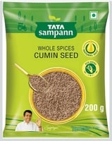 Tata Sampann Cumin Seed (Jeera), Whole Spices, Natural Oils*, Rich Aroma, 200g (Zepto Same ₹78)