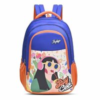 Skybags Blossom School Bag for Girls, Backpack for Kids & Women with 3 Compartments, Bottle Holders & Air Mesh Back | Trendy Backpack for School