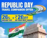 RailMitra Republic Day Offer | 26% Instant Off + ₹26 Off on Next Food Order