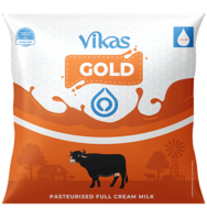 Vikas Gold Pasteurised Full Cream Milk 500ml(location specific)