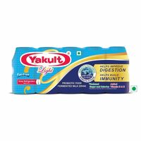 Yakult Probiotic Nutrition Drink - Light, 65 ml (Pack of 5) || Location specific