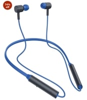 Redmi Sonic Bass Wireless Bluetooth 5.0 Neckband in-Ear Earphones with Mic, Noise Cancellation, IPX4 Splash & Sweat Proof, Multi-Point Dual Pairing, Light-Weight & Up to 12 Hours Playback Time (Blue)