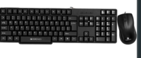 Zebronics Wired Keyboard and Mouse Combo with 104 Keys and a USB Mouse with 1200 DPI -JUDWAA 750