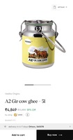 Vediko A2 gir cow ghee