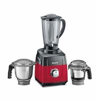 Sujata MG01 Mixer Grinder | 1000 Watts Double Ball Bearing Motor | 25000 RPM | Non-Stop 90 Mins Running | 3 Jars including 1750ml Blender, 1000ml Grinder, 500ml Chutney Jar | Red & Black