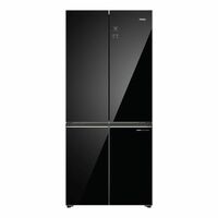 Haier 520 Litres 3 Star Convertible 4 Door Side by Side Wi-Fi Refrigerator (HRB-600KGU1, Black Glass)