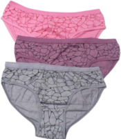 Bazaar : Women's Cotton Panty Combo, Multi Colour (Pack of 3) 