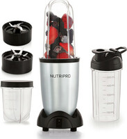 NutriPro Blender 500 W Juicer Mixer Grinder (Nutri | 3 Jars | Silver)