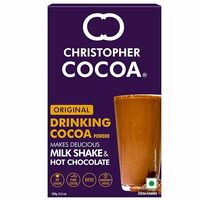 (Fresh) Christopher Cocoa, Drinking Chocolate Cocoa Powder, Dark No Sugar, 100g (location - 302020 )