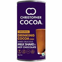 (Price Drop) (Price Error) Christopher Cocoa Hot Drinking Chocolate Powder with Dark Chocolate Buttons 1Kg