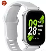 Redmi Watch 5 Active, 2" Display, Metal Body, 18 Day Battery, Bluetooth Calling, Advanced AI Noise Cancellation, Alexa, Matte Silver