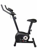 PowerMax Fitness BU-510-AL152 Steel Exercise Upright Bike, Black, Max user weight 100KG