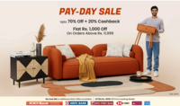 Pepperfry Payday Sale - Up to 70% Off + 20% Cashback + Flat Rs.1000 Off on Orders Above Rs.11999