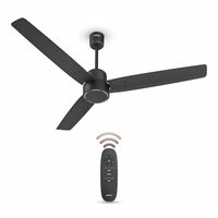 Havells FAB BLDC Ceiling Fan 1200mm (Made In India), 380 RPM, Savings Upto 65%, Reverse Rotation, 4 Modes (Boost,Sleep,Breeze,Mop), Low Wattage 30W, Low Noise, Air Flow:225 CMM, 3Y Warranty, Black