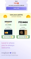 Magicpin - Get Amazon Pay Gift card of Rs.50 @ Rs.25 by using 9999 magicpoints