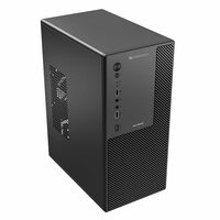 Zebronics Force, Computer Chassis, Micro ATX/Mini ITX, USB x 2, Front Audio, Perforated Side Panel, Top-Mounted PSU