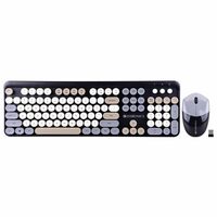 ZEBRONICS Newly launched Companion 301 2.4GHz Wireless Keyboard & Mouse Combo with UV Printed (Black + Grey)