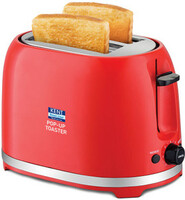 KENT Pop Up Toaster|Automatic Pop Up|7 Browning Modes|Removable BreadCrumb Tray 850 W Pop Up Toaster (Red)