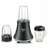 Prestige Nutri-Zen 800 W Juicer Mixer Grinder (800W Motor | 3 Jars | Black)