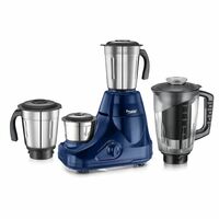 Prestige Astra Neo 750 Watt Mixer Grinder with 4 Jars (3 Stainless Steel + 1 Juicer) | Space-Saving Stacking Design | Super Efficient SS Blades | Blue |2Y Warranty | ISI Certified