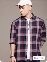 Roadster Pure Cotton Checked Shirt