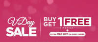 Bellavita V Day Sale: Buy 1 Get 1 Free Sitewide + Flat ₹100 Off +  Win Free Prizes 