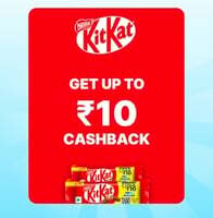 Kitkat x Paytm offer- Get upto Rs.10 on Rs.10 kitkat