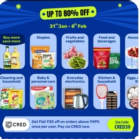 Bigbasket-Big Indian Grocery Sale[31th jan -8 Feb] Upto 80% discount+bank offers