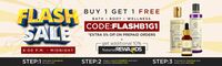 Flash Sale - Buy 1 Get 1 Free | Code:FLASHB1G1 + Extra 5% off on Prepaid orders