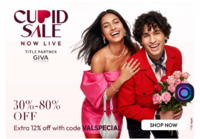 TataCLiQ : Cupid Sale Up To 80% off + Bank Offers 