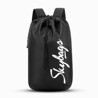 Skybags String 15L Casual Daypack Backpack with Drawstring Compartment - Black