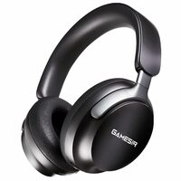 GameSir Newly Launches Echo Plus: Premium Over-Ear Wireless Bluetooth Headphones Deep Bass, Passive Noise Cancellation, Built-in Mic,5 Hours of Music & Talk Time, for Adults Men & Women (Black)