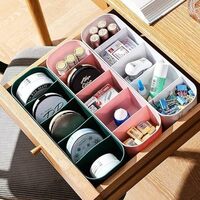 Drawer Organizers for Underwear, Socks, Bras, Ties, Undergarments, and Scarves - Closet Storage Dividers for Household Use Wardrobe Storage Box Set of 4 (Multicolor)