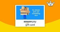 Amazon - Get 5%(upto ₹250) cashback on amazon pay gift card on MOV of ₹1000 - user specific