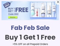 Wishcare Fab Feb Sale : Buy 1 Get 1 Free + 5% Extra Off on Prepaid Orders
