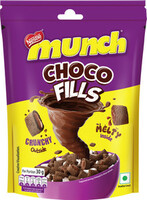NESTLE Munch Choco Fills, Breakfast Cereal, Crunchy & Chocolate Pouch (250 g) (minutes )