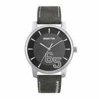 United Colors of Benetton Men Black Round Dial Analog Watch - UWUCG2000