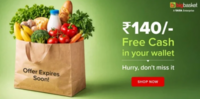 Bigbasket - Get Rs. 140 Free Cash Added in Account (User Specific)