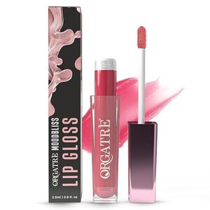 Orgatre Moodbliss Lip Gloss | Instant Shine & Glossy Finish | Hydrating Lip Gloss for Girls & Women | Perfect for Everyday & Party Look | 2.5ml (Red Tones, 2.5 ML)