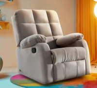 Sleepyhead Fabric Manual Recliner (Finish Color - Steel Grey, DIY(Do-It-Yourself))